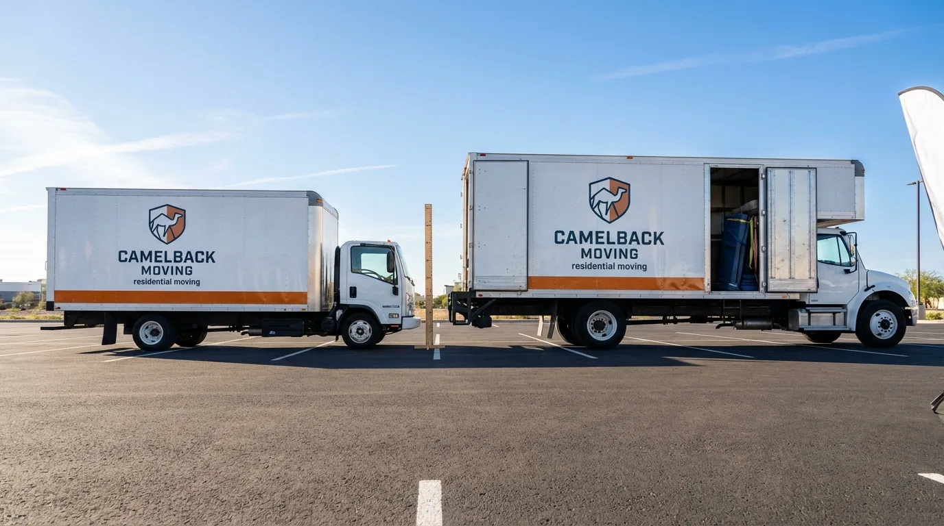 Moving truck size capacity guide in New Philadelphia